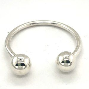 Tiffany & Co. 1.5" Key Ring with (2) Please Return to Tiffany Oval Tags